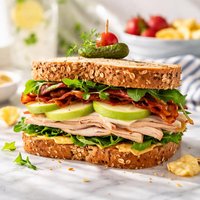 All American Turkey Apple Picnic Sandwich