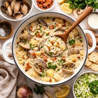 All Clammed Up Clam Chowder