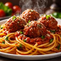 All Day Spaghetti and Meatballs