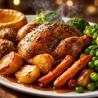 All in One Roast Chicken Dinner