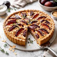 Almond and Plum Tart