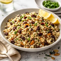 Almond and Raisin Pilaf