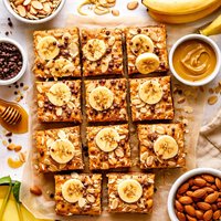 Almond Banana Bars
