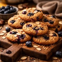 Almond Blueberry Cookies