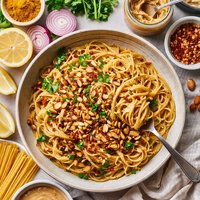 Almond Butter and Ras El Hanout Pasta