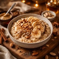 Almond Butter Cinnamon Vanilla Oatmeal