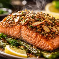 Almond Crusted Salmon