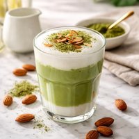 Almond Matcha Latte
