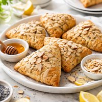 Almond Poppy Seed Scones