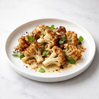 Ambrosial Roasted Garlic Cauliflower