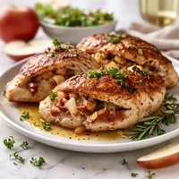 Apple Bacon Stuffed Chicken Breasts