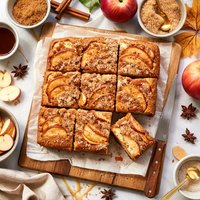 Apple Cake with Cinnamon Sugar Topping