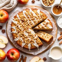 Apple Cake with Icing