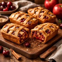 Apple Cherry Pie Loaves