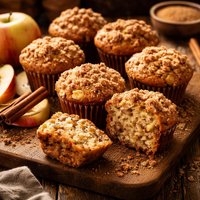 Apple Cinnamon Sour Cream Muffins