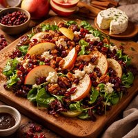 Apple Cranberry Cinnamon Boursin Cheese Salad