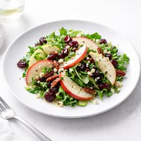 Apple Cranberry Salad with Creamy Lemon Vinaigrette
