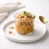 Apple Crumble in a Jar