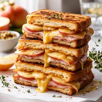 Apple Ham Grilled Cheese