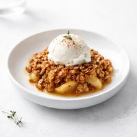Apple or Pear Crisp for One
