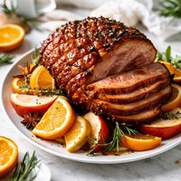 Apple Orange Ham
