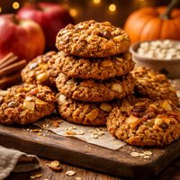 Apple Pumpkin Healthy Cookies