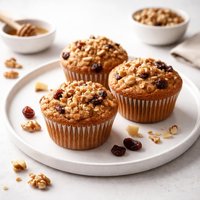 Apple Raisin and Nut Muffins