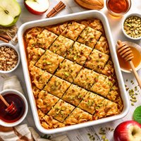 Apple Rum Baklava