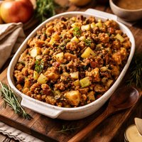 Apple Sausage Stuffing for Turkey
