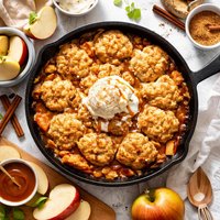 Apple Skillet Cobbler
