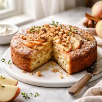 Apple Sour Cream Cake