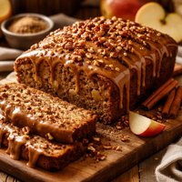 Apple Spice Cake with Brown Sugar Glaze