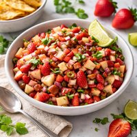 Apple Strawberry Salsa