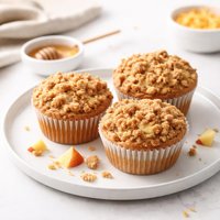 Apple Streusel Cheddar Muffins
