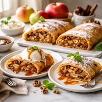Apple Strudel Two Ways