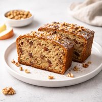 Apple Walnut Sour Cream Bread