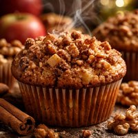 Apple Walnut Streusel Muffins