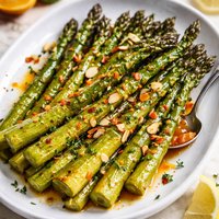 Apricot Glazed Roasted Asparagus