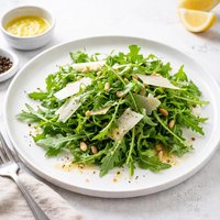 Arugula and Parmesan Salad with Lemon Vinaigrette