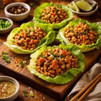 Asian Chicken Lettuce Wraps
