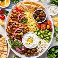Authentic Greek Gyro Platter