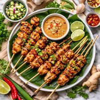 Authentic Indonesian Chicken Sate