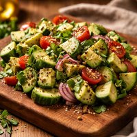 Avocado Cucumber Salad
