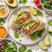 Avocado Veggie Wrap