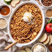 Awesome Caramel Apple Crisp