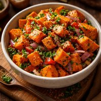 Awesome Marinated Sweet Potato Salad