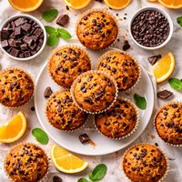 Awesome Orange Chocolate Muffins