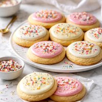 Awesome Sour Cream Sugar Cookies with Homemade Icing