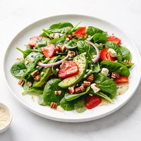 Awesome Spinach Salad with Poppy Seed Dressing