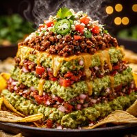 Aztec Pyramid Avocado Dip